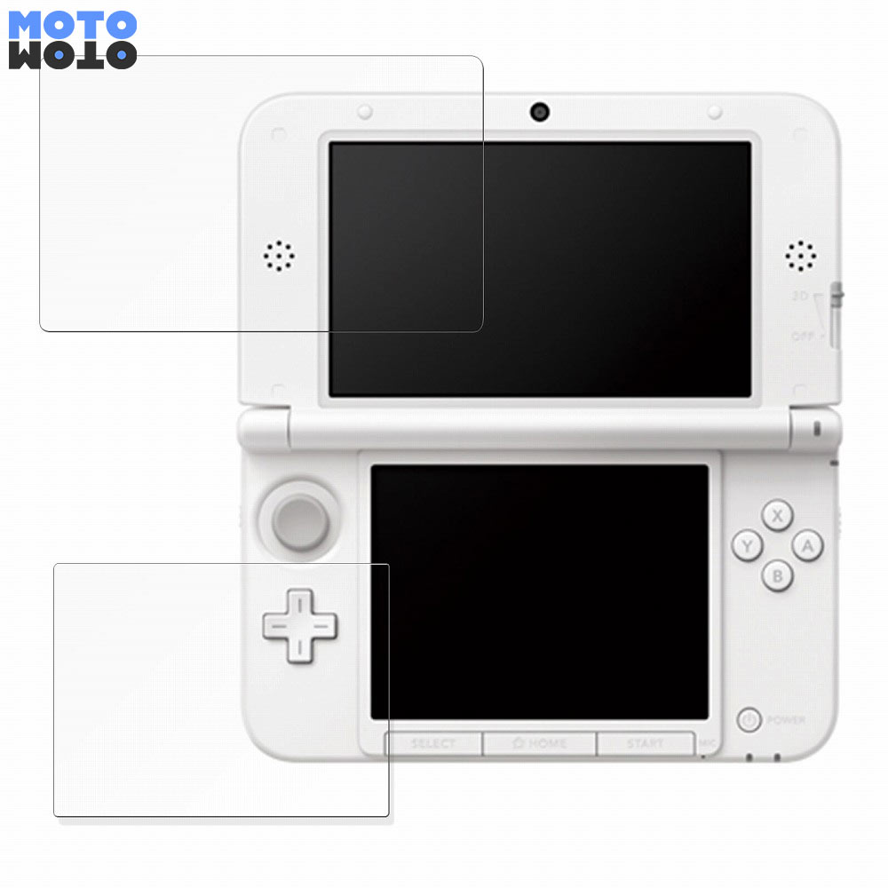 保護フィルム Nintendo ニンテンドー3DS LL ( 上・下画面 ) 向けの ブルーライトカット フィルム 光沢仕様 日本製