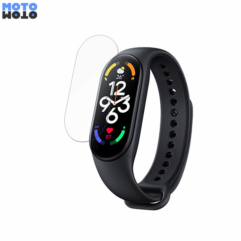 【ポイント2倍】 保護フィルム Xiaomi Mi Band7 向けの フィルム 曲面対応 光沢仕様 日本製