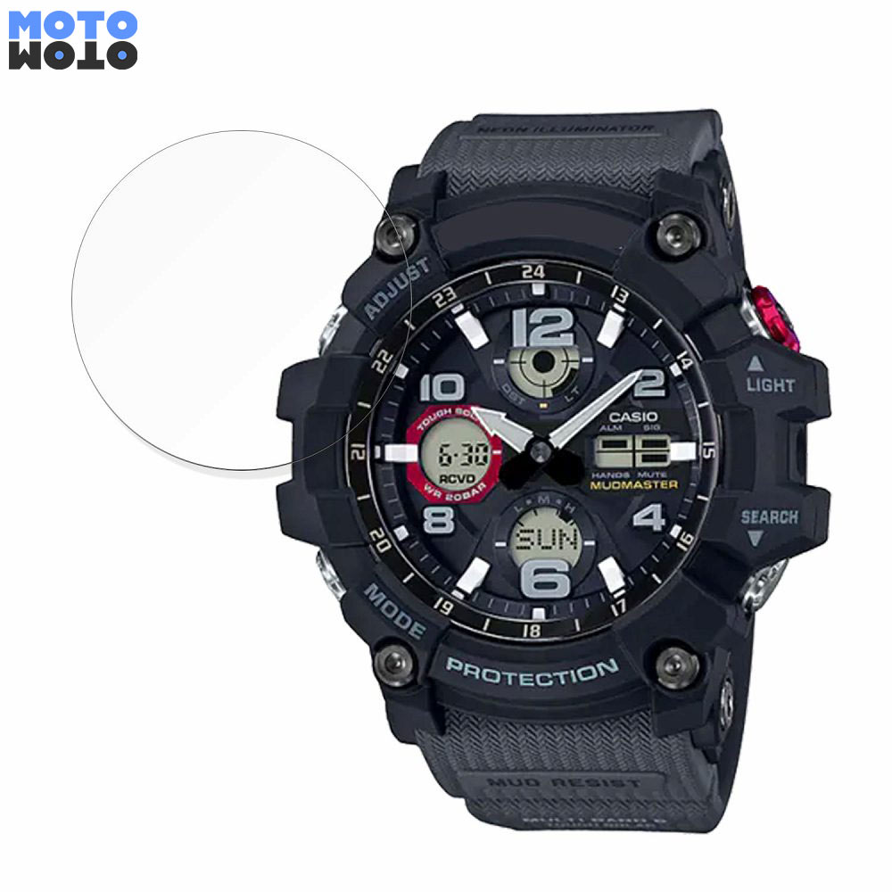 保護フィルム CASIO GWG-100 向けの ブルーライトカット フィルム 9H高硬度 光沢仕様 日本製