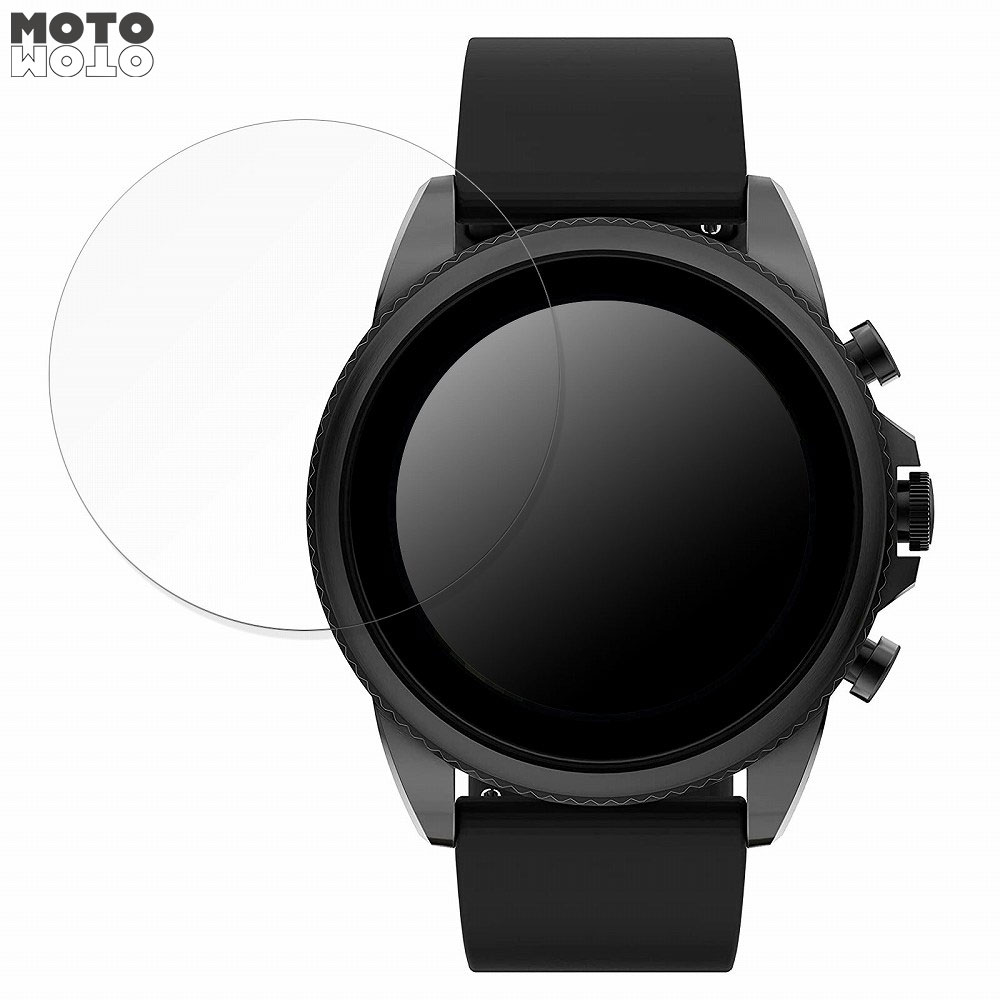 保護フィルム FOSSIL FTW4061 向けの ブルーライトカット フィルム 9H高硬度 アンチグレア 日本製