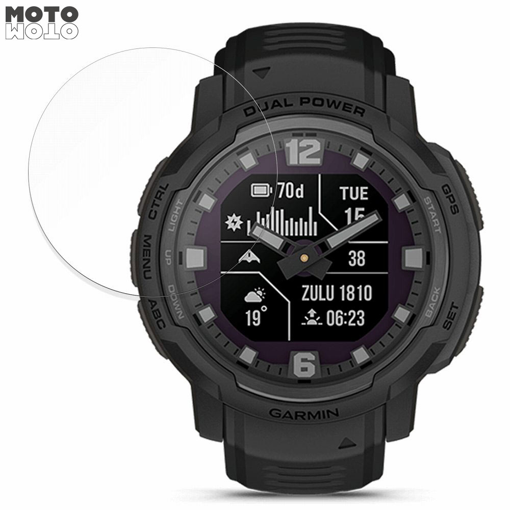 保護フィルム GARMIN Instinct Crossover / Instinct Crossover Dual Power / Instinct Crossover Dual Power Tactical Edition 向けの ブルーライトカット フィルム アンチグレア 日本製