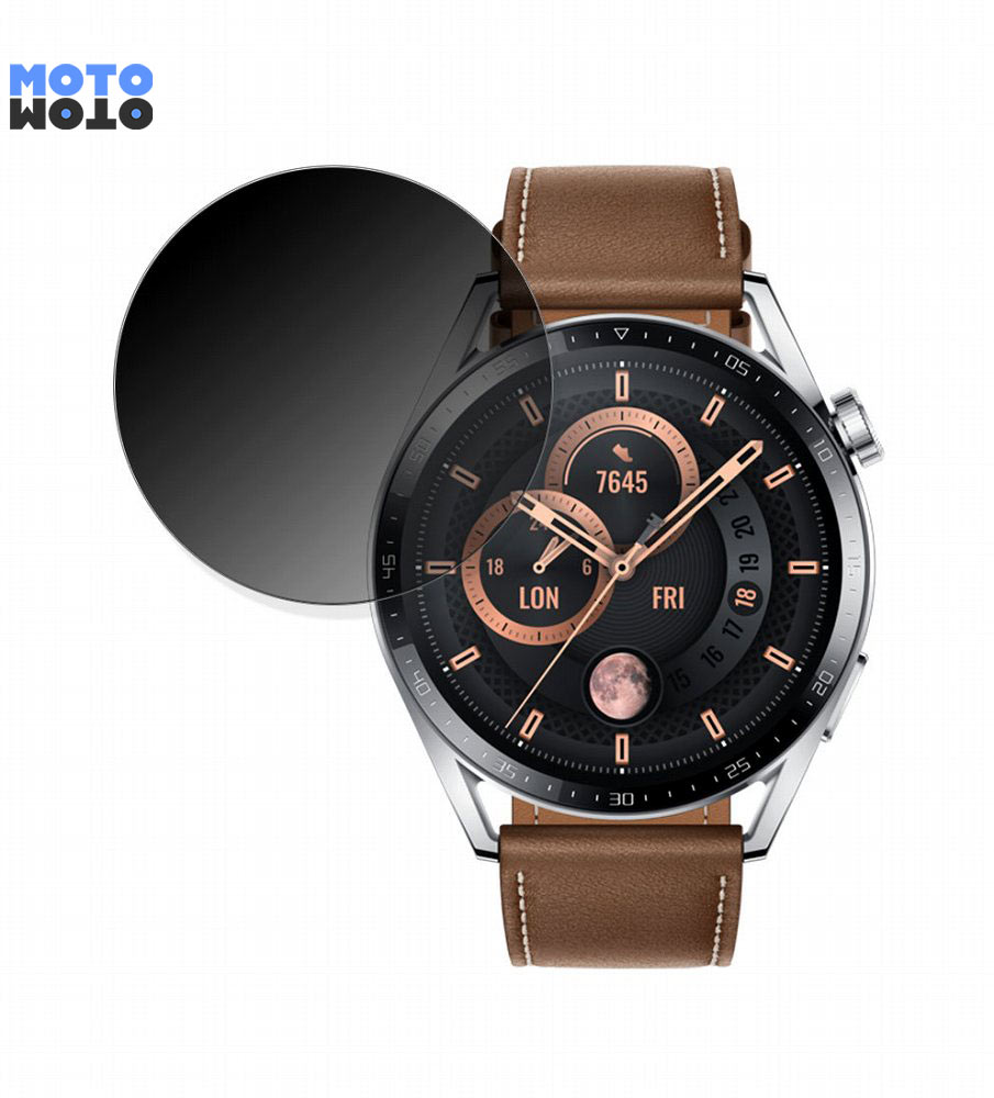 360度 覗き見防止 フィルム HUAWEI WATCH GT 3(46mm) 向けの 保護フィルム ブルーライトカット 日本製
