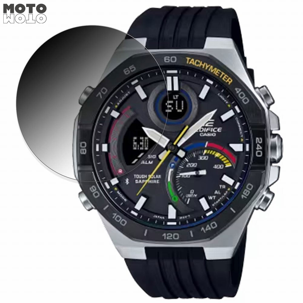 【ポイント2倍】 360度 覗き見防止 フィルム CASIO EDIFICE ECB-950YMP-1AJF 向けの 保護フィルム ブルーライトカット 日本製