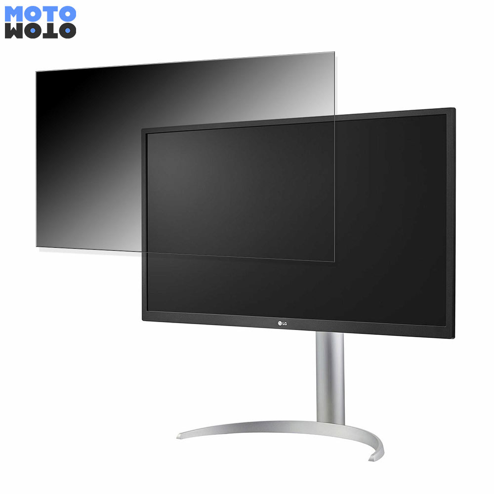 【ポイント2倍】 LG 27UP550-W 向けの 27インチ 16:9 覗き見防止 プライバシーフィルター ブルーライトカット 保護フィルム アンチグレア タブ・粘着シール式