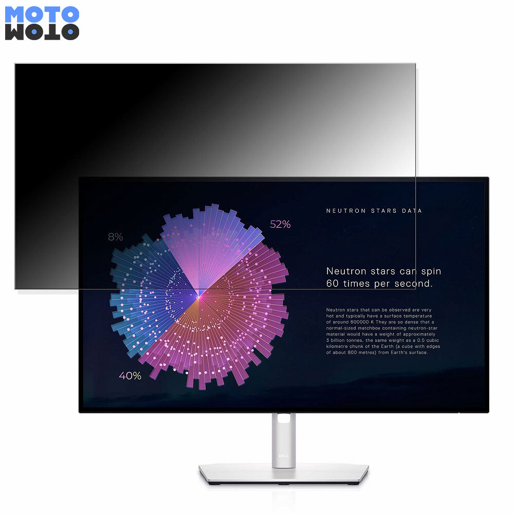 【ポイント2倍】 DELL U2722DE 向けの 27インチ 16:9 覗き見防止 プライバシーフィルター ブルーライト..