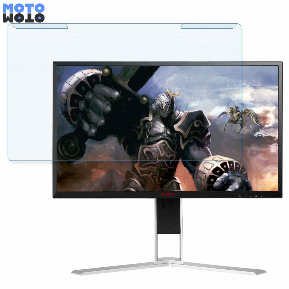 取り外し簡単 AOC AG271FZ2/11 27インチ 16:9 向けの ブルーライトカット フィルター 光沢仕様 液晶保護 プロテクター