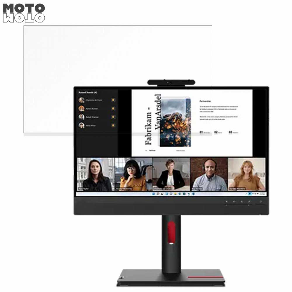 Lenovo ThinkCentre Tiny-in-One 22 Gen5 向けの 21.5インチ 16:9 ブルーライトカット フィルム 液晶保護フィルム 光沢仕様