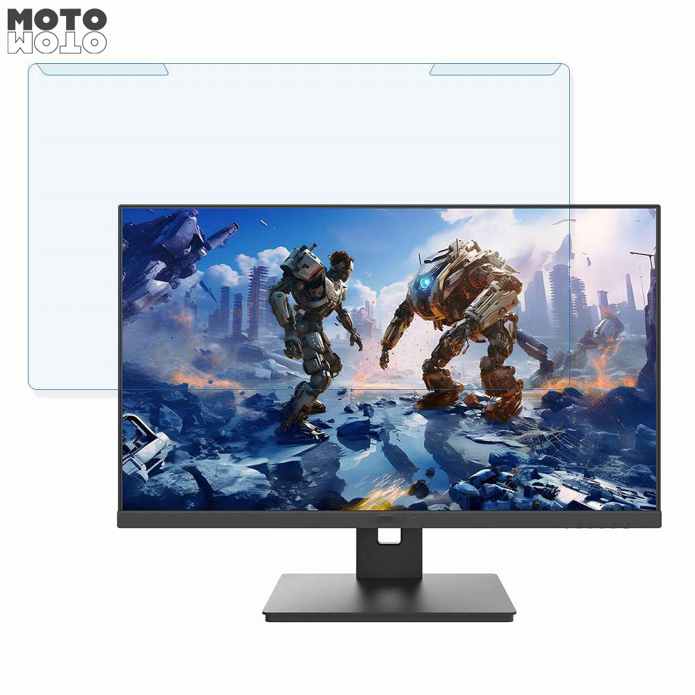 取り外し簡単 JAPANNEXT JN-238i165FHDR 23.8インチ 16:9 向けの ブルーライトカット フィルター 光沢仕様 液晶保護 プロテクター