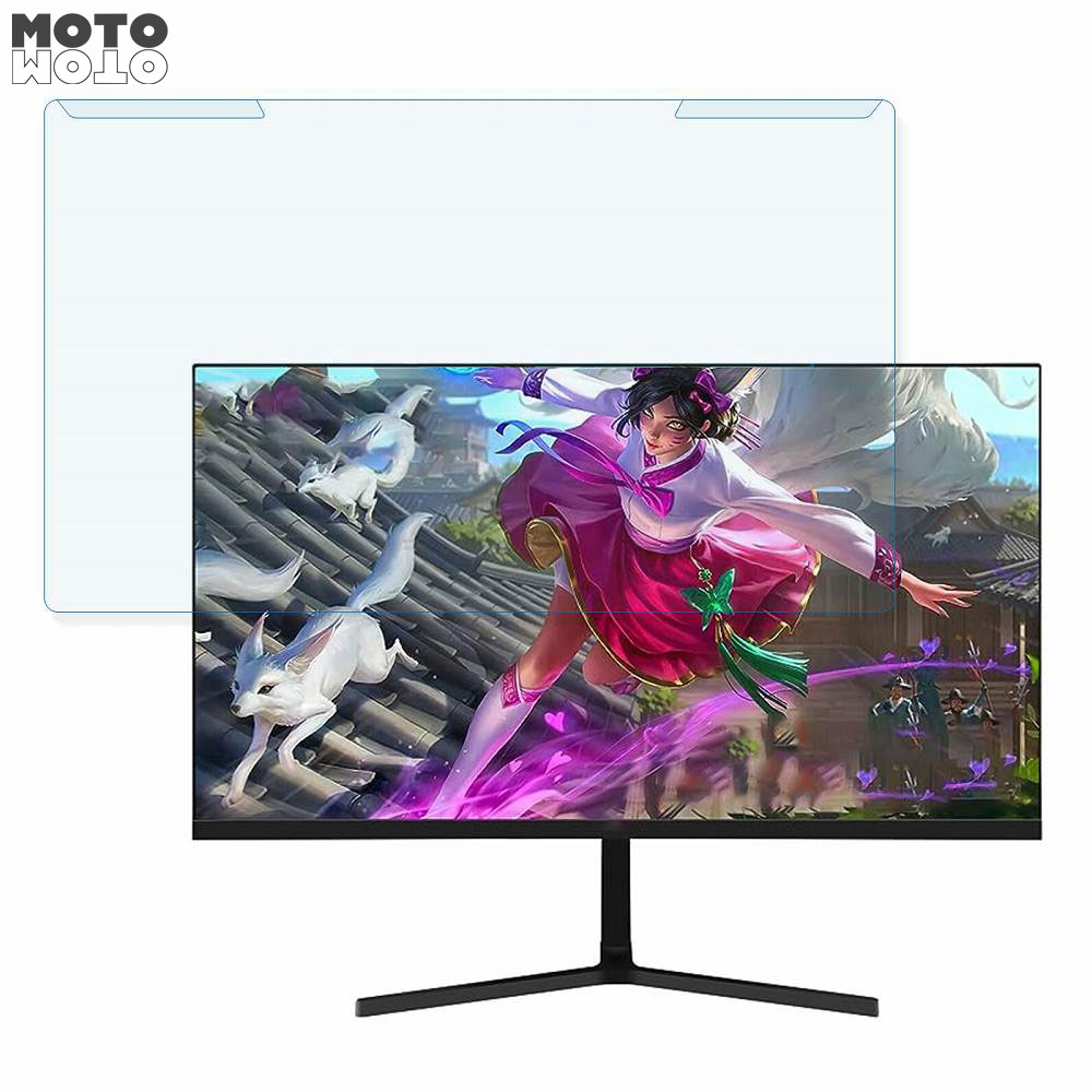 取り外し簡単 Aesno AE240D / AE240ZB 23.8インチ 16:9 向けの ブルーライトカット フィルター 光沢仕様 液晶保護 プロテクター