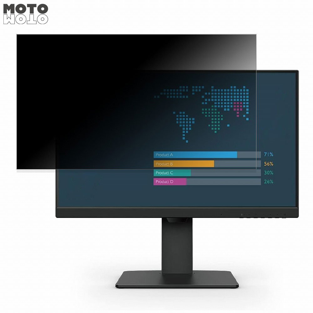 【ポイント2倍】 BENQ BL2785TC 向けの 27インチ 16:9 覗き見防止 プライバシーフィルター ブルーライトカット 保護フィルム アンチグレア タブ・粘着シール式