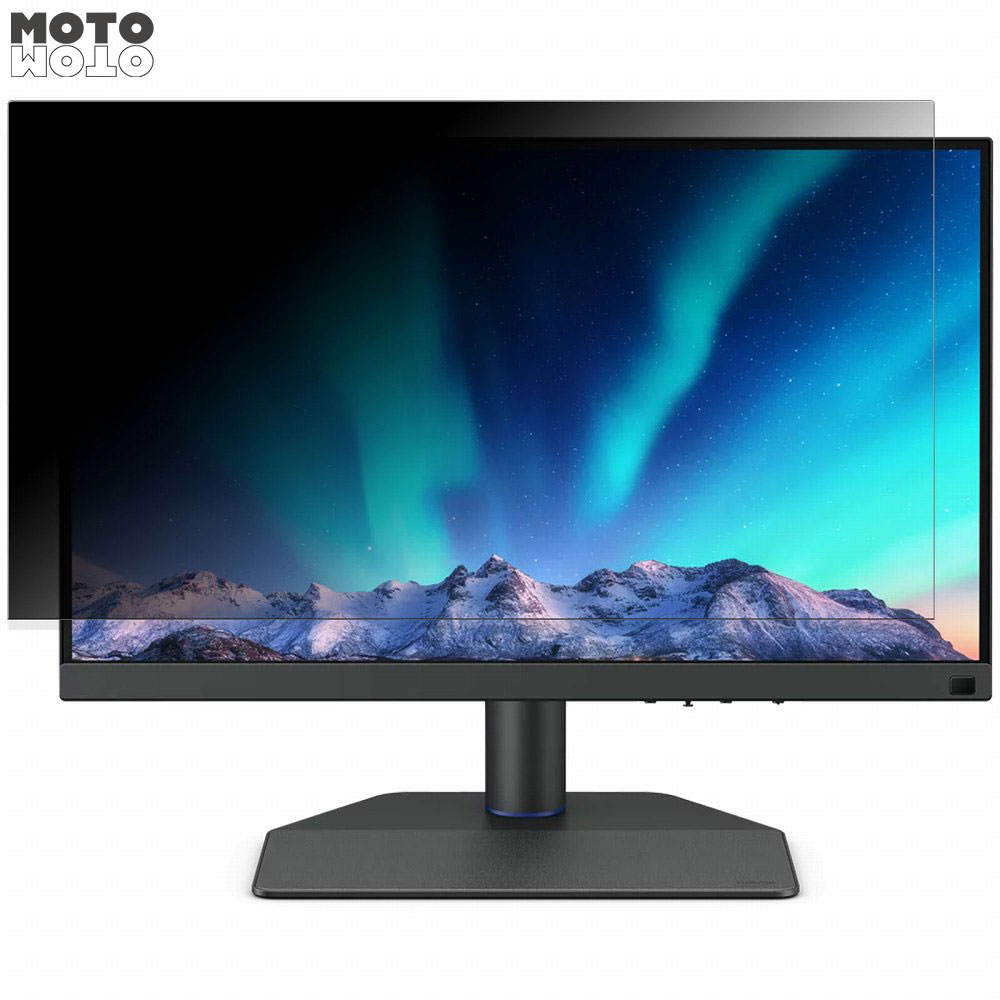 BenQ SW272Q-JP 向けの 27インチ 16:9 覗き見防止 プライバシーフィルター ブルーライトカット 保護フィルム アンチグレア タブ・粘着シール式 ●対応機種：BenQ SW272Q-JP 27インチ 16:9 (フィルターサイズ：597mm x 336mm) ※フィルムはフレームを含まない画面の表示領域(有効エリア)のみに対応したサイズとなっています。 ※モニターは個別の機種ごとにサイズのバラつきがあるため、フィルムとの間に1〜3mmのサイズの誤差が生じる場合があることをあらかじめご了承ください。 ※パッケージは汎用のものを使用しております。あらかじめご了承ください。 ●特徴 ◎180度の覗き見防止 正面からの見やすさを損なうことなく、横からの覗き見を防ぎます。 画面の正面を中心に約60度（左右各30度）より外の角度からは画面が暗く見えるので電車やバスなどでも覗き見を防ぎ、プライバシーを守ることができます。 ◎目の負担を軽減 ブルーライトは約48%、紫外線は99%カットすることによって目の負担を軽減します。 ◎両面の使用が可能 両面が使用できるので、お好きな面をお使いくだい。片面はアンチグレア（反射防止）仕様なので、日光や蛍光灯などによる反射を軽減できます。 もう片面は光沢仕様なので、画像・動画にツヤを与え美しく表示させることができます。 ◎業務用に最適なフィルム 出張先や新幹線や飛行機などで移動している際も周囲から覗き見を防げるので、安心して作業をすることができます。 ◆注意事項 商品の性質上、画面は若干暗くなります。 ◆品質保証 商品到着時、ご注文と異なる商品が届いた場合や、初期不良などがある場合、1か月以内にメールにてご連絡ください。 商品のお取り換え、もしくはご返金をさせていただきます。