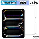 保護フィルム Apple iPad Pro 13インチ M4 2024 向けの ブルーライトカット フィルム 光沢仕様 日本製(2)
