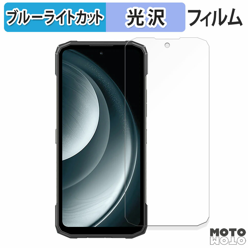 保護フィルム DOOGEE Blade 10 Power ブルーライトカット フィルム 光沢仕様 日本製