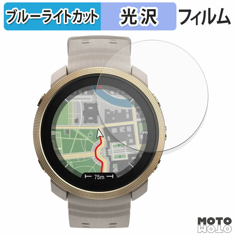 【ポイント2倍】 保護フィルム Polar Vantage M3 (2枚セット) ブルーライトカット フィルム 光沢仕様 ..