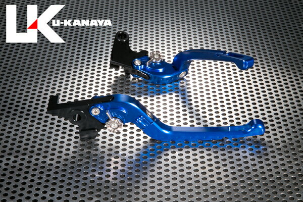 U-KANAYA アルミレバーセット Type-R 可倒式 カワサキ Ninja650/R ER-6n ER-6f Ninja400/R VERSYS 【026ka004】