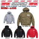 【セール品】SIMPSON【NSM-C08】2023SS春夏モデルライダーズ ライトウェイト ナイロンフーディーSimpson Rider 039 s Light Weight Nylon Hoodies2023 Spring SummerNORIXシンプソンジャケット