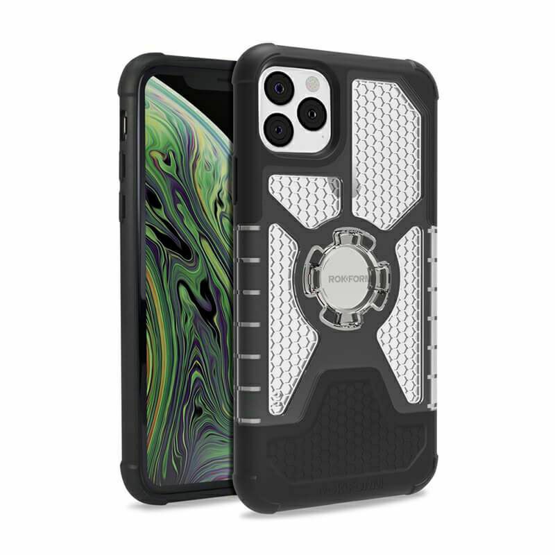 ロックフォーム ROKFORM iPhone11-ProMax クリスタルケース クリア 306220P スマホケース バイク用 ワイヤレス充電対応