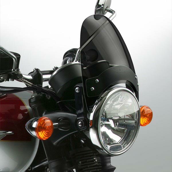 National Cycle Flyscreen スクリーン ウインドシールド ヘッドライトマウント ダークスモーク/ブラックマウント