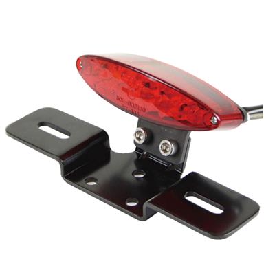グッズ(GOODS) LEDオーバルテール　レッドレンズ　フェンダーマウントキット