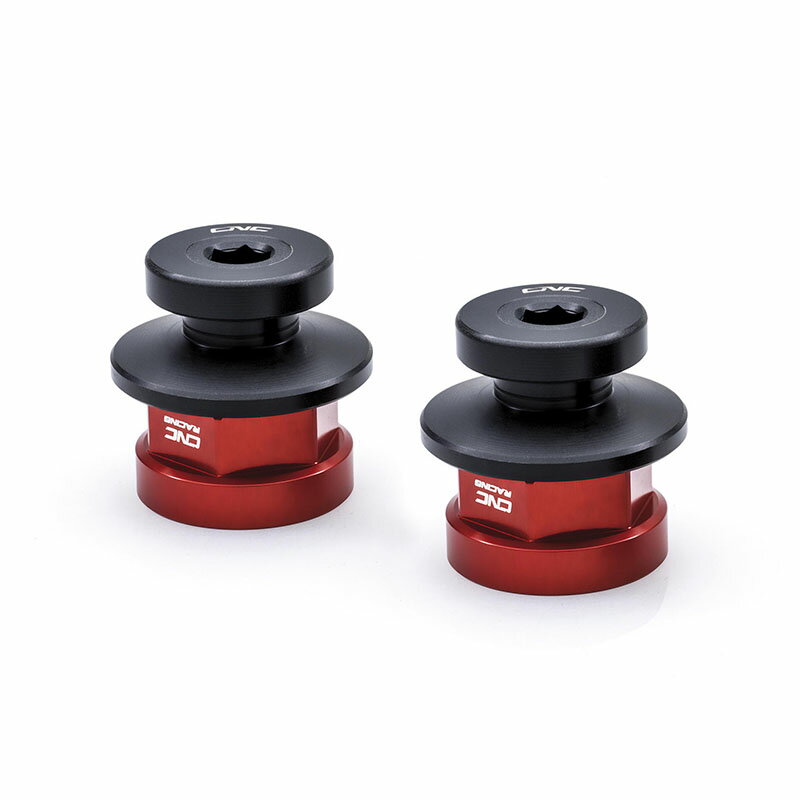 CNC Racingバイクスタンドサポート付 リアホイールナット レッド モンスター695/696/797 スクランブラ..