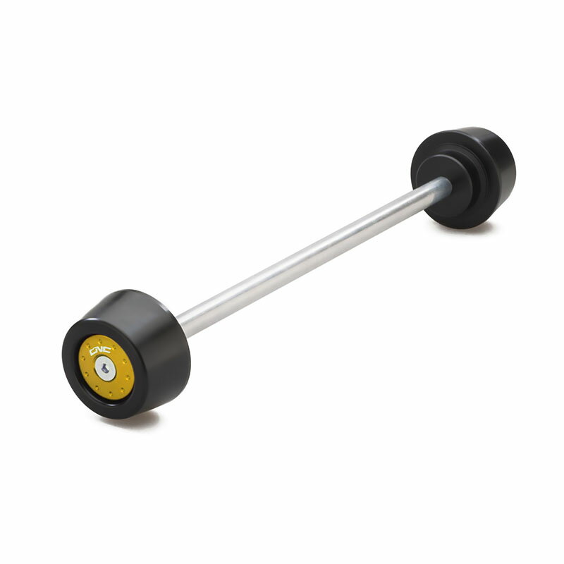 CNC Racingフロントアクスルプロテクター ブラック モンスター797/スクランブラー800 TP432G