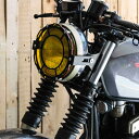 C-RACER 汎用ヘッドライトカバースクリーンNO2 7〜8インチヘッドライト用 サイドマウント