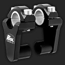 Rox Speed FX エリートピボッティングライザー 7/8インチ,1-1/8インチハンドル用 2インチUP ブラック