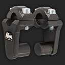 Rox Speed FX ピボッテイングハンドルバーライザー 7/8インチハンドル用 上がり2インチ ブラック