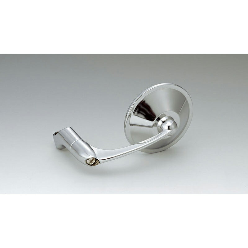 KIJIMA ユーロタイプ・4インチ ラウンドミラー(左右兼用) クローム