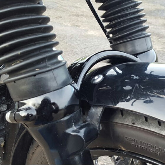 Motone フォークブレース マーク2 ブラック トライアンフ ボンネビル T100/T120