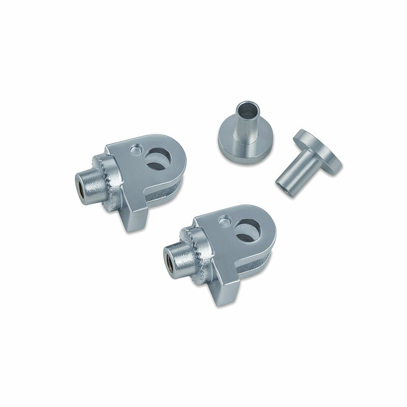 KURYAKYN ペグ アダプター スプライン クローム Triumph汎用