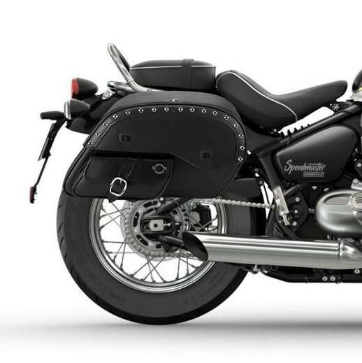 スピードマスター サイドポケット スタッズ/レザー サドルバッグ トライアンフ Viking Bags