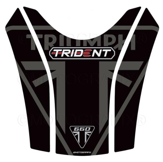 モトグラフィックス タンクパッド ユニオンジャック トライアンフ TRIDENT660