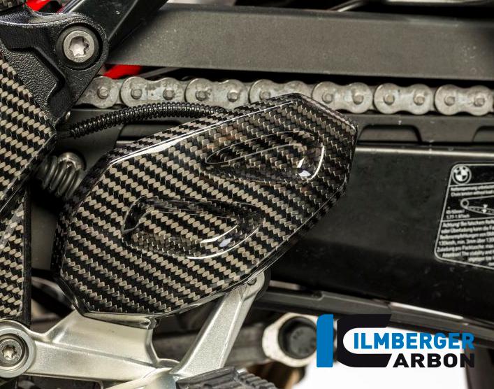 S1000XR 15-19 カーボン ヒールガード 左側 BMW イルムバーガー