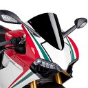 プーチ(Puig) レーシングスクリーン/R-RACER ブラック DUCATI 899/1199 パニガーレ 5990N(2)