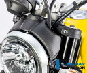 カーボン ヘッドライトカバー マット DUCATI スクランブラー(Scrambler Icon 2015-/Classic 2015-/Desert Sled...