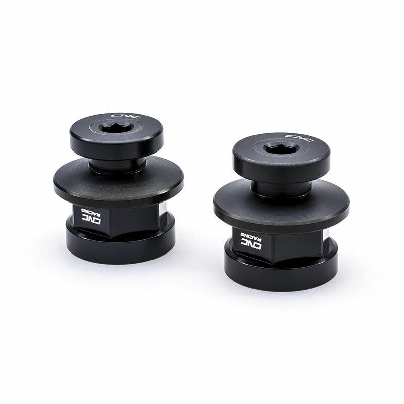 CNC Racingバイクスタンドサポート付 リアホイールナット ブラック モンスター695/696/797 スクランブ..