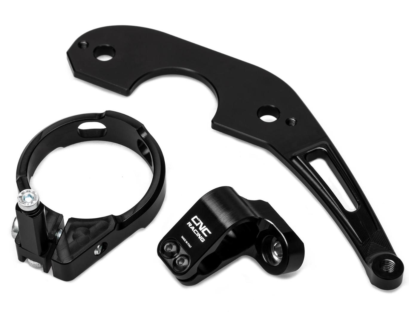 ステアリングダンパーブラケットキット ブラック CNC Racing DUCATI スクランブラー(SCRAMBLER 800)