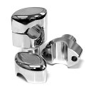 LA Choppersスムース/クローム ライザー 1"ハンドルバー用 1.5"