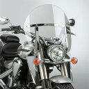 ナショナルサイクル SWITCHBLADE ウィンドシールド Chopped クリア ラージサイズ VT1300S/R 用