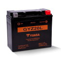 YUASA 12Vメンテナンスフリー・バッテリー(AGM) GYZ20L / Yamaha用(XV1600/XV1700/XV1900/XVS1300/XVZ1...