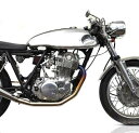 SR400/500 キャブ アルミ フューエルタンク ポリッシュ Mugello オメガレーサー ヤマハ