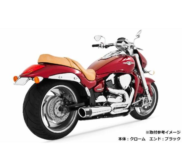 Freedom Performance コンバット 2in1マフラー フルエキゾースト クローム/クローム ブルバードM109R 06-16