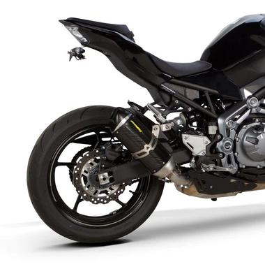 Z900 17-18 S1R ブラック/アルミ スリップオンマフラー Two Brothers Racing