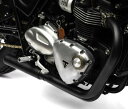 トライアンフ 水冷ツイン 2016以降 ボバースタイルエキゾーストシステム ブラック FCRオリジナル(2)