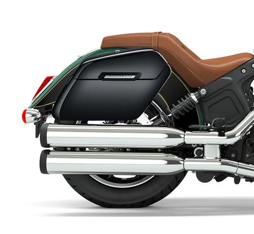 【SALE】Scout エキストラ ラージ ハード サドルバッグ インディアン バルドル ブラック Viking Bags(2)