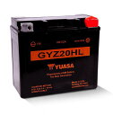 YUASA 12Vメンテナンスフリー・バッテリー（AGM） GYZ20HL /インディアン用