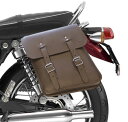 トライアンフ ボンネビルT100/T120 ソロサイドバッグ左側 本革 BAD&G CUSTOM(2)