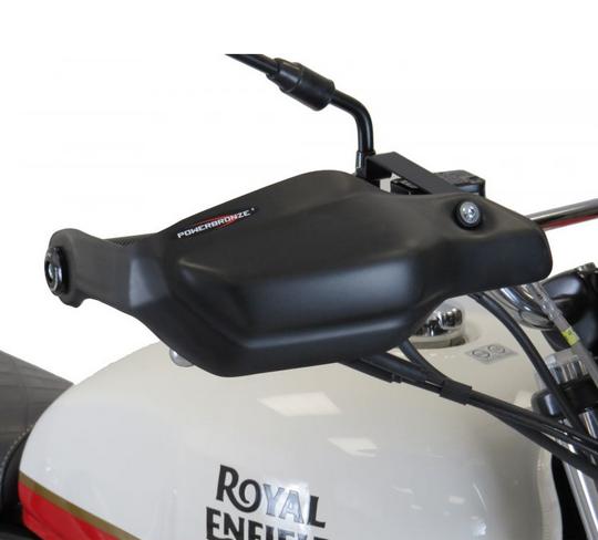 インターセプター650 18-22 ハンドガード ロイヤルエンフィールド POWER BRONZE