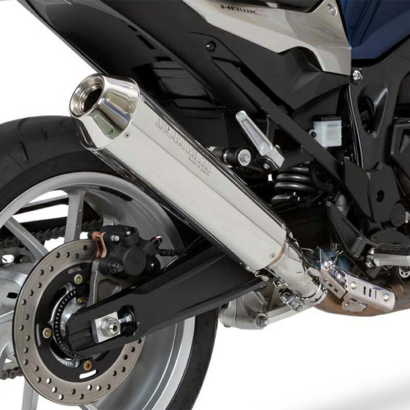 ホンダ HAWK11 NEO CLASSIC スリップオンマフラー JMCA(ステンレスポリッシュ) MORIWAKI